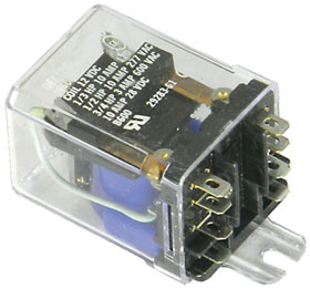 12VDC DPDT Deltrol Relay Flange Mount